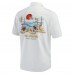 Рубашка с коротким рукавом Cleveland Browns Tommy Bahama Tide Breaker IslandZone Camp - White