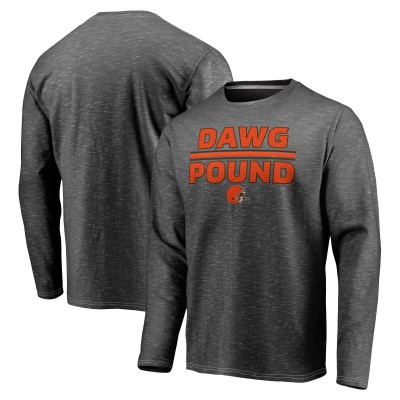 Футболка с длинным рукавом Cleveland Browns Fanatics Gray Component