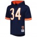 Футболка с капюшоном Walter Payton Chicago Bears Mitchell & Ness Retired Player Name & Number Mesh - Navy