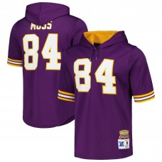 Футболка с капюшоном Randy Moss Minnesota Vikings Mitchell & Ness Retired Player Name & Number Mesh - Purple