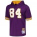 Футболка с капюшоном Randy Moss Minnesota Vikings Mitchell & Ness Retired Player Name & Number Mesh - Purple