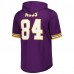 Футболка с капюшоном Randy Moss Minnesota Vikings Mitchell & Ness Retired Player Name & Number Mesh - Purple