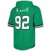 Футболка с капюшоном Reggie White Philadelphia Eagles Mitchell & Ness Retired Player Name & Number Mesh - Kelly Green