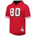 Футболка с капюшоном Jerry Rice San Francisco 49ers Mitchell & Ness Retired Player Name & Number Mesh - Scarlet
