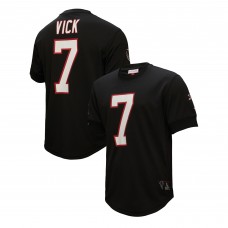 Atlanta Falcons Michael Vick Mitchell & Ness Black Retired Player Name & Number Mesh Top