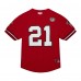Футболка Deion Sanders Atlanta Falcons Mitchell & Ness Retired Player Name & Number Mesh - Red