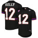 Buffalo Bills Jim Kelly Mitchell & Ness Black Retired Name & Number Mesh Top Buffalo Bills Jim Kelly Mitchell & Ness Black Retired Name & Number Mesh Top