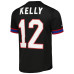 Buffalo Bills Jim Kelly Mitchell & Ness Black Retired Name & Number Mesh Top