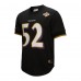 Baltimore Ravens Ray Lewis Mitchell & Ness Black Retired Player Name & Number Mesh Top