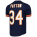 Chicago Bears Walter Payton Mitchell & Ness Navy Retired Name & Number Mesh Top