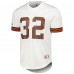 Cleveland Browns Jim Brown Mitchell & Ness White Retired Player Name & Number Mesh Top