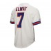 Denver Broncos John Elway Mitchell & Ness White Retired Player Name & Number Mesh Top