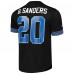 Detroit Lions Barry Sanders Mitchell & Ness Black Retired Player Name & Number Mesh Top