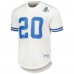 Detroit Lions Barry Sanders Mitchell & Ness White Retired Player Name & Number Mesh Top