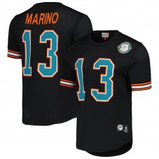 Miami Dolphins Dan Marino Mitchell & Ness Black Retired Player Name & Number Mesh Top