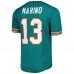 Miami Dolphins Dan Marino Mitchell & Ness Aqua Retired Player Name & Number Mesh Top