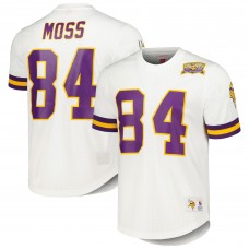 Футболка Randy Moss Minnesota Vikings Mitchell & Ness Retired Player Name & Number Mesh - White