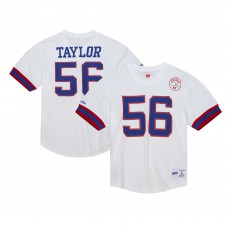 Футболка Lawrence Taylor New York Giants Mitchell & Ness Retired Player Name & Number Mesh - White