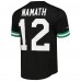 Футболка Joe Namath New York Jets Mitchell & Ness Retired Player Name & Number Mesh - Black