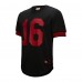 Футболка Joe Montana San Francisco 49ers Mitchell & Ness Retired Player Name & Number Mesh - Black