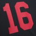 Футболка Joe Montana San Francisco 49ers Mitchell & Ness Retired Player Name & Number Mesh - Black