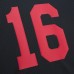 Футболка Joe Montana San Francisco 49ers Mitchell & Ness Retired Player Name & Number Mesh - Black