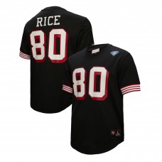 Футболка Jerry Rice San Francisco 49ers Mitchell & Ness Retired Player Name & Number Mesh - Black Футболка Jerry Rice San Francisco 49ers Mitchell & Ness Retired Player Name & Number Mesh - Black