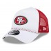 Бейсболка San Francisco 49ers New Era Court Sport Foam Front A-Frame 9FORTY - White/Scarlet