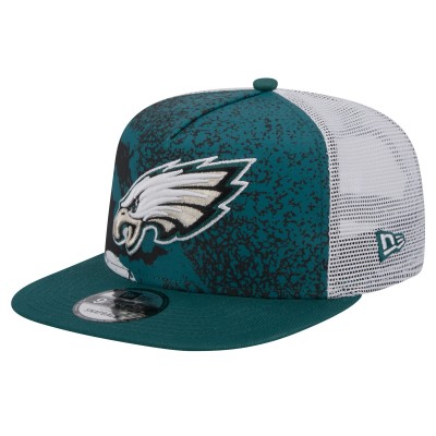Бейсболка Philadelphia Eagles New Era Court Sport 9FIFTY - Midnight Green