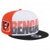 Бейсболка Cincinnati Bengals New Era Throwback Space 9FIFTY Snapback - White/Black