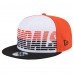 Бейсболка Cincinnati Bengals New Era Throwback Space 9FIFTY Snapback - White/Black