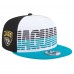 Бейсболка Jacksonville Jaguars New Era Throwback Space 9FIFTY - White/Teal