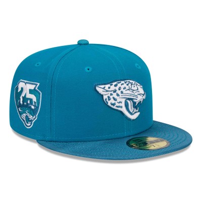 Бейсболка Jacksonville Jaguars New Era Active Ballistic 59FIFTY - Teal