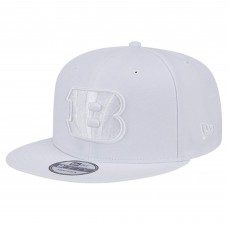 Бейсболка Cincinnati Bengals New Era Main White on White 9FIFTY Snapback