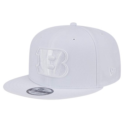 Бейсболка Cincinnati Bengals New Era Main White on White 9FIFTY Snapback