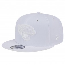 Бейсболка Jacksonville Jaguars New Era Main White on White 9FIFTY Snapback