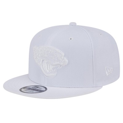 Бейсболка Jacksonville Jaguars New Era Main White on White 9FIFTY Snapback
