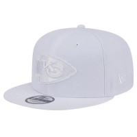 Бейсболка Kansas City Chiefs New Era Main White on White 9FIFTY Snapback