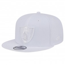 Бейсболка Las Vegas Raiders New Era Main White on White 9FIFTY
