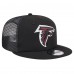 Бейсболка Atlanta Falcons New Era Black Main Trucker 9FIFTY Snapback