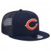 Бейсболка Chicago Bears New Era Navy Main Trucker 9FIFTY Snapback