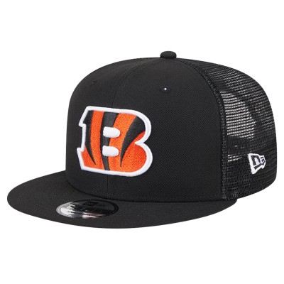 Бейсболка Cincinnati Bengals New Era Main Trucker 9FIFTY Snapback - Black