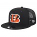 Бейсболка Cincinnati Bengals New Era Main Trucker 9FIFTY Snapback - Black