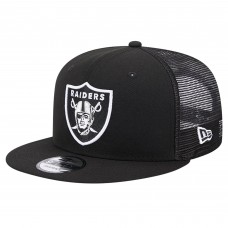 Бейсболка Las Vegas Raiders New Era Main Trucker 9FIFTY - Black