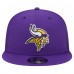 Бейсболка Minnesota Vikings New Era Purple Main Trucker 9FIFTY Snapback