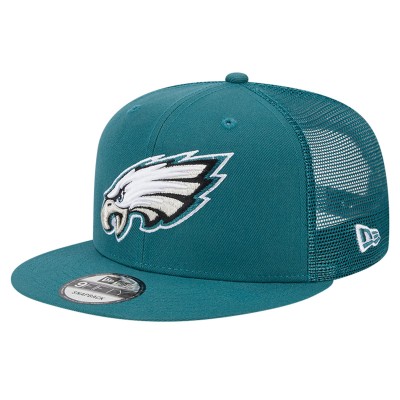 Бейсболка Philadelphia Eagles New Era Main Trucker 9FIFTY - Midnight Green