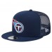 Бейсболка Tennessee Titans New Era Main Trucker 9FIFTY - Navy