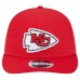 Бейсболка Kansas City Chiefs New Era Red Main Low Profile 9FIFTY Snapback