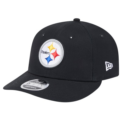 Бейсболка Pittsburgh Steelers New Era Black Main Low Profile 9FIFTY Snapback