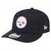 Бейсболка Pittsburgh Steelers New Era Black Main Low Profile 9FIFTY Snapback